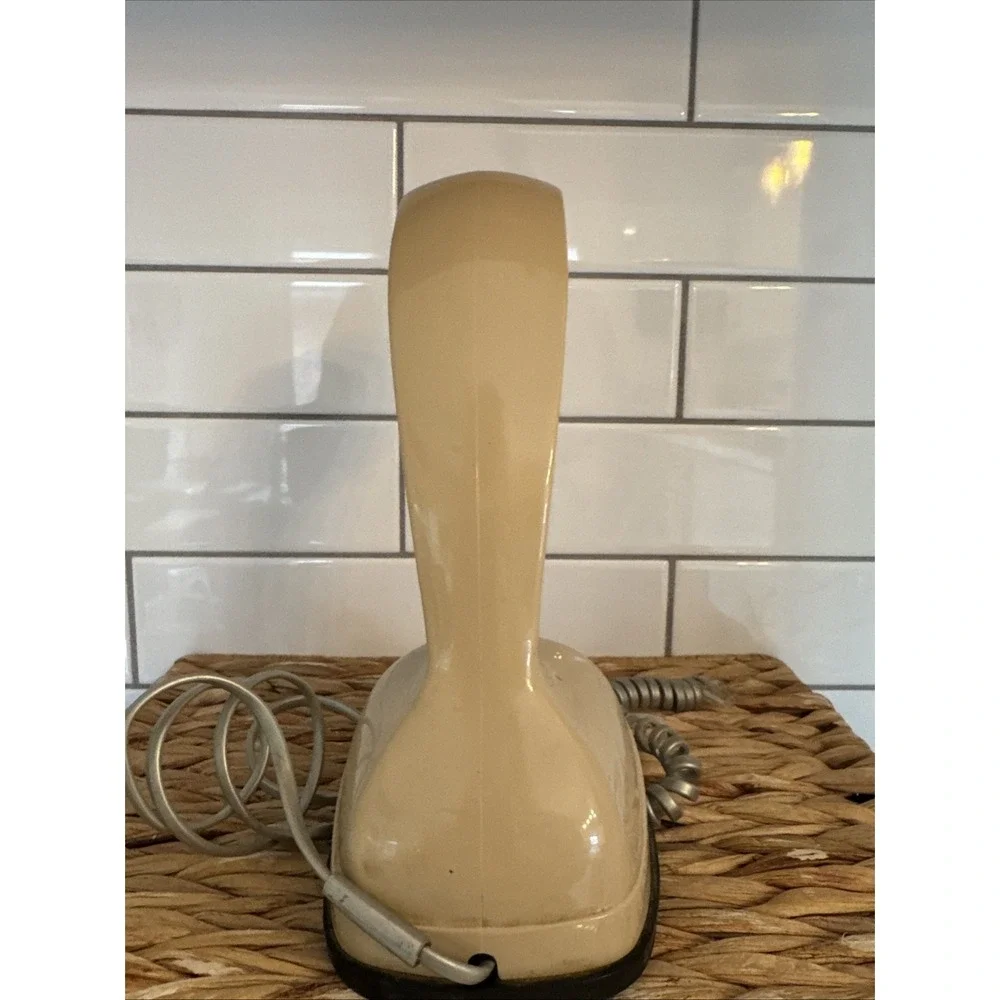 Ericofon Telephone Cobra Ivory Vintage Rotary MCM North‎ Electric Excellent Cond